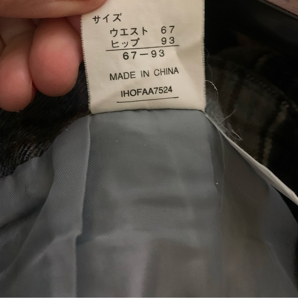 Japanese 100% Wool Tweed Skirt Gray
Maxi Skirt Plaid Skirt S - Picture 5 of 6